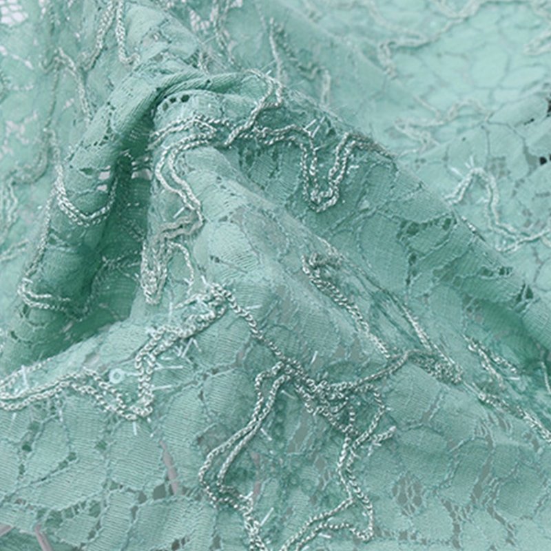Lace Fabric Dress Star Polyester for Women's Wear Wholesale Supplier 8